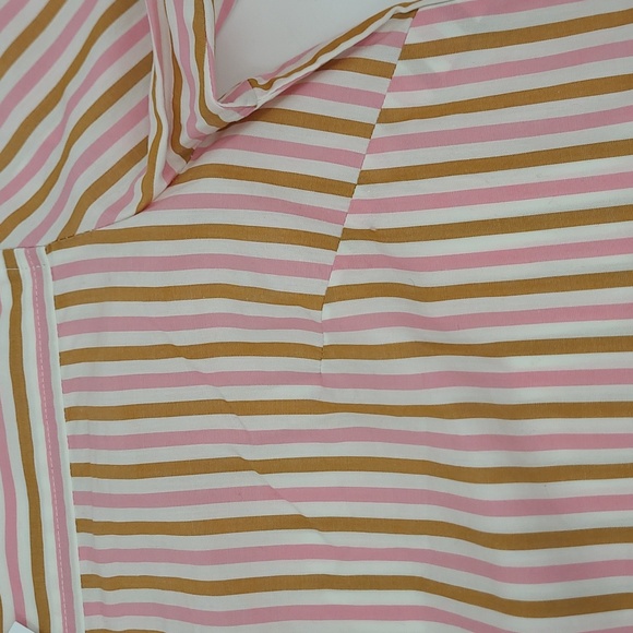NWT J. Crew Striped Cotton Blouse Women's Size 2 - Picture 7 of 12